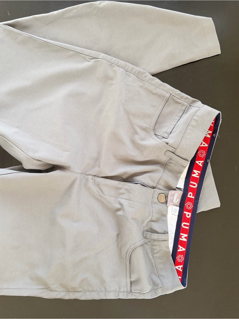 Puma Men’s Light Gray gold pants